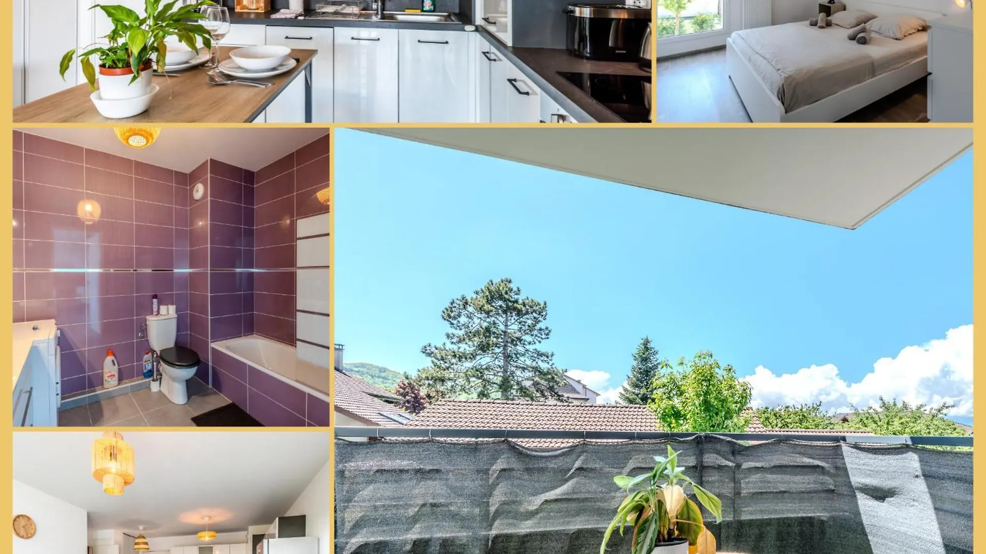 Le Balcon Du Jura I T2 I Bons-En-Chablais Apartman Franciaország